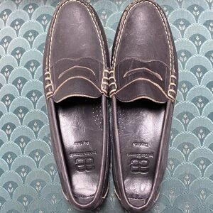 Size 11 Men's Allen Edmonds Dark Charcoal Daytona Loafers